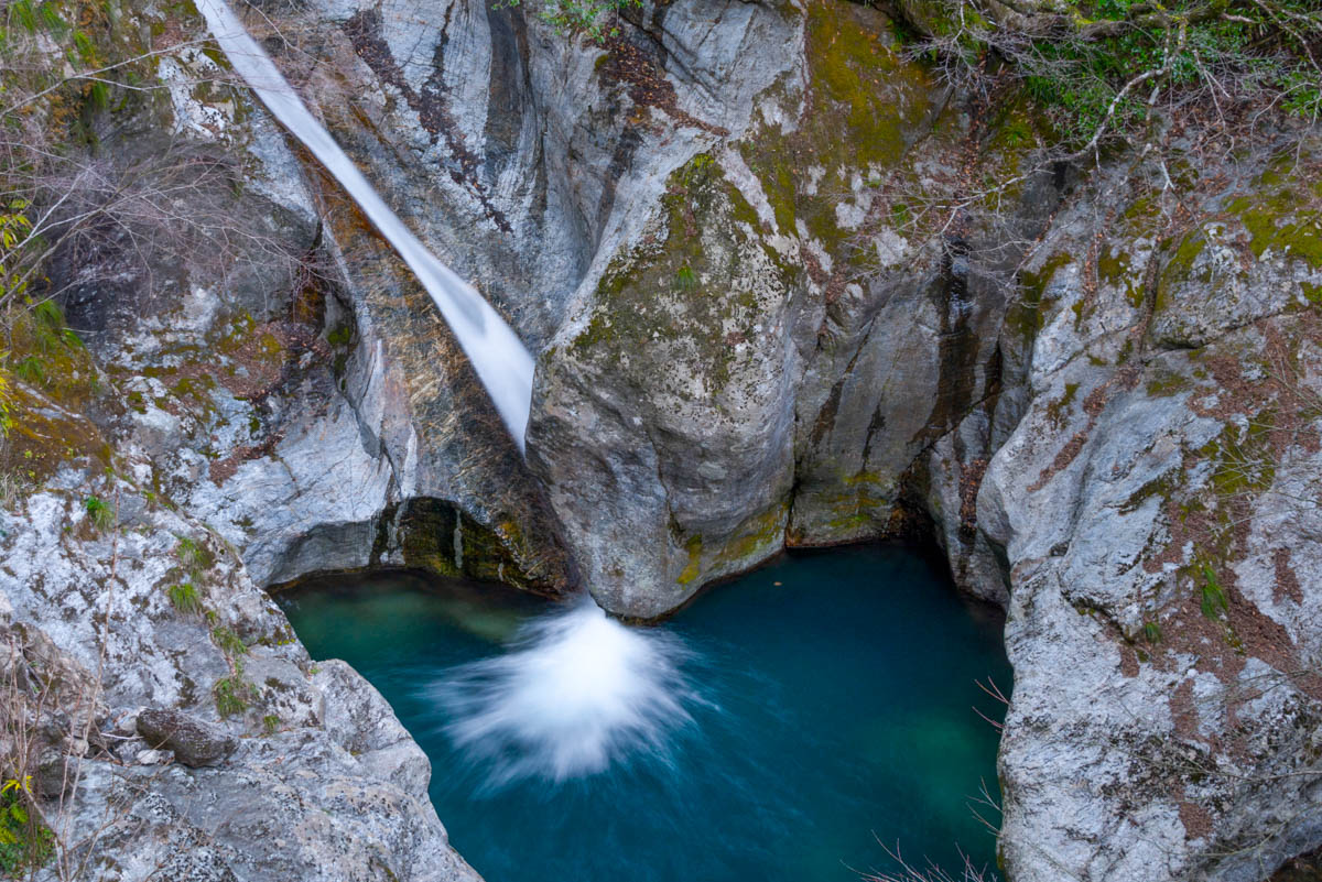 中津渓谷の龍宮淵
