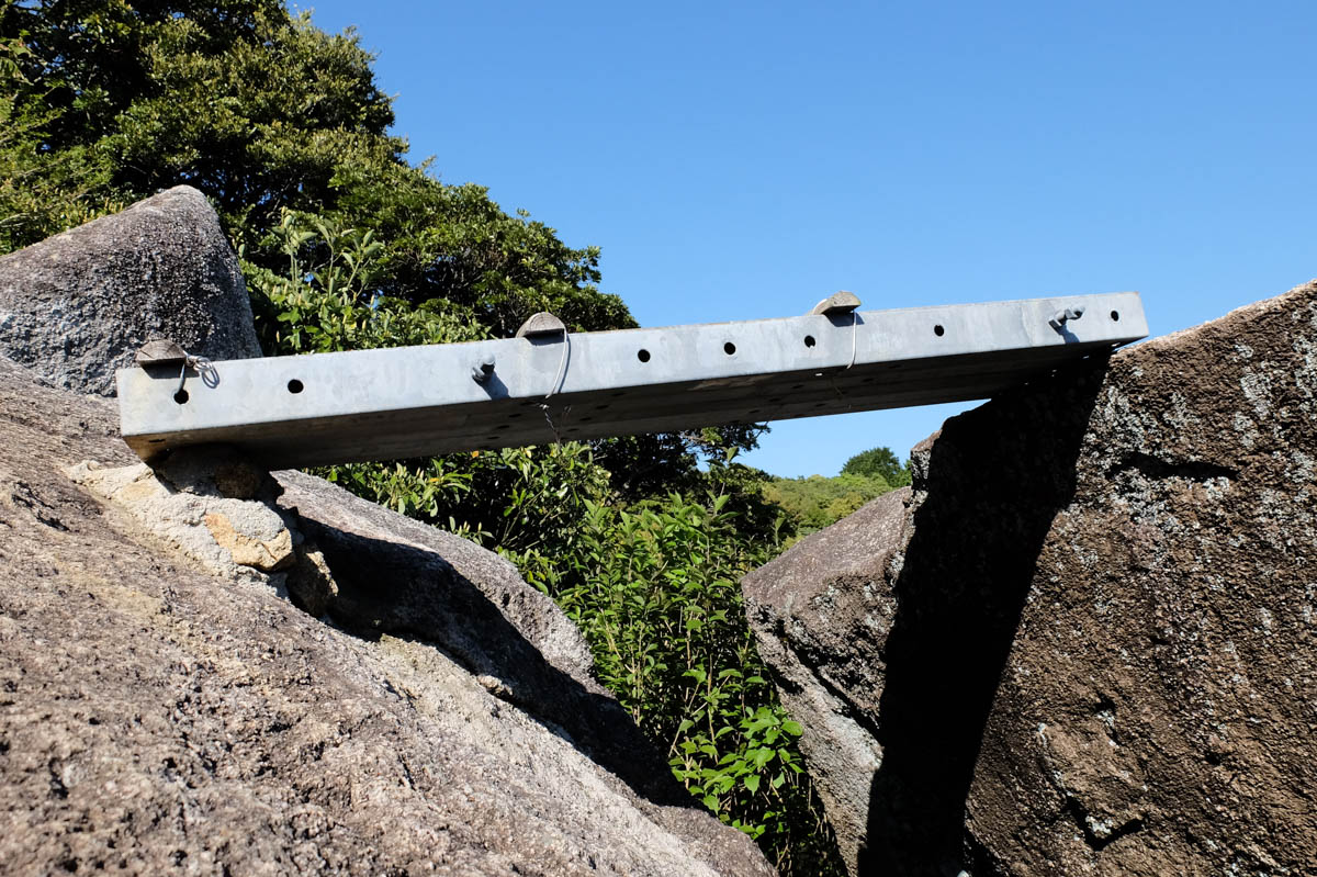 唐人駄馬遺跡の散策路