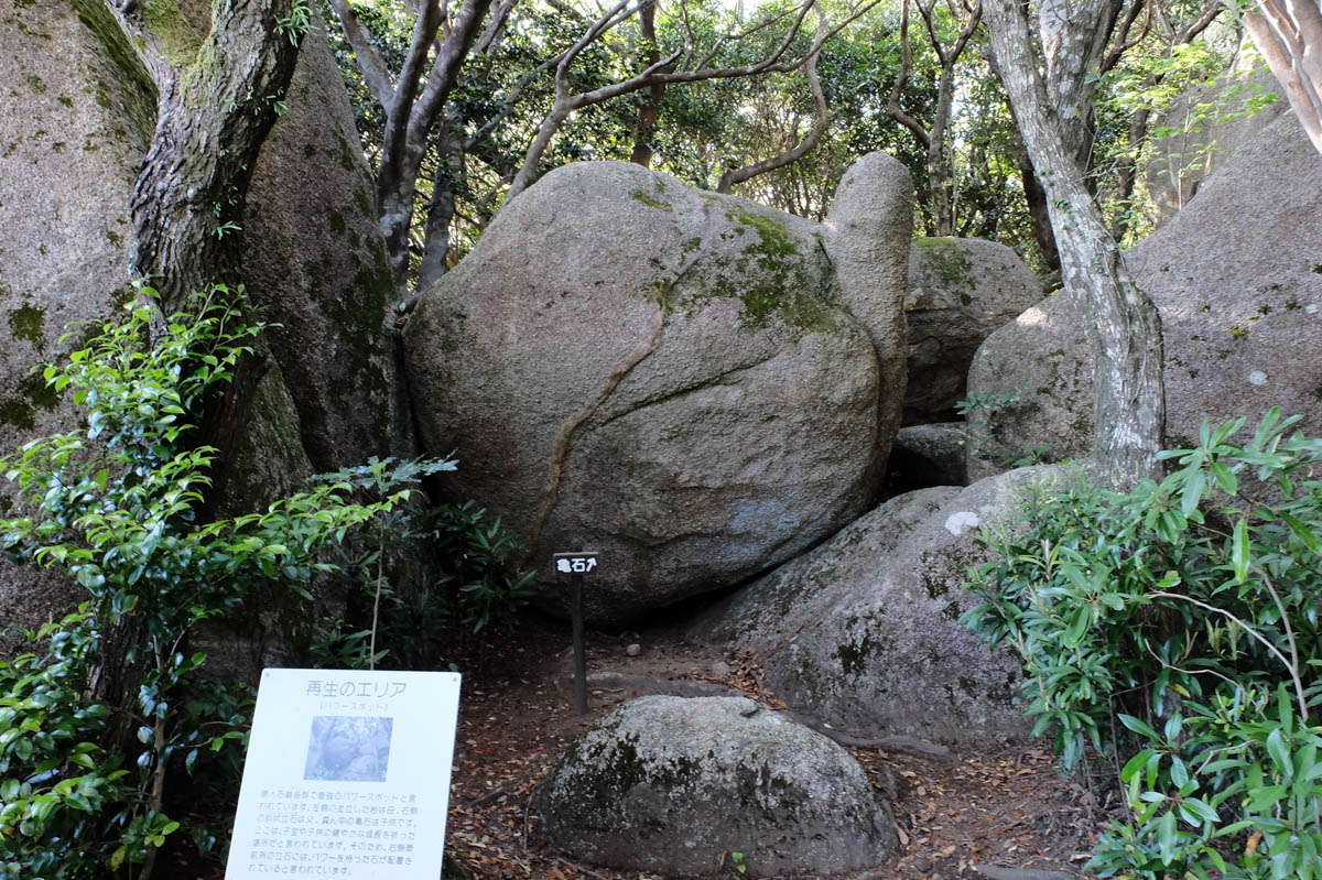 唐人駄馬遺跡の亀石