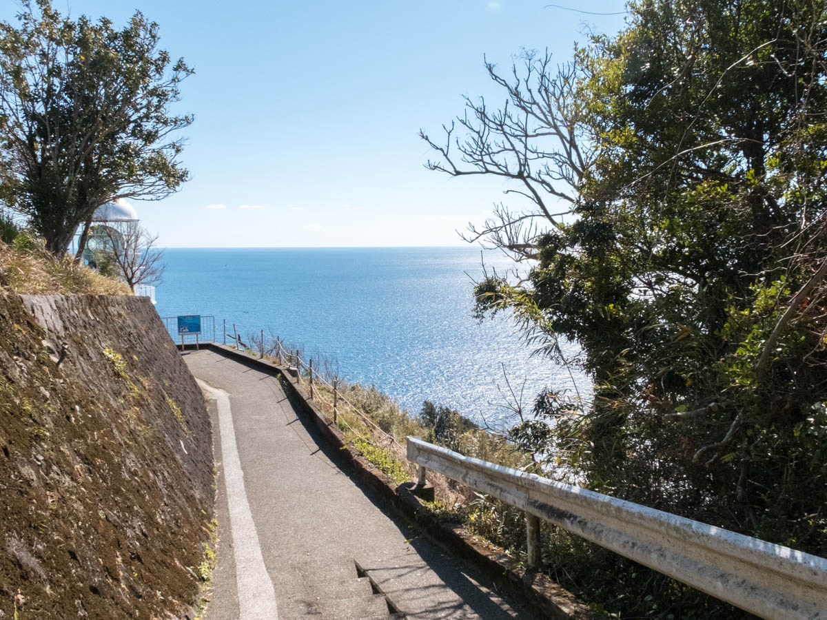 室戸岬灯台の遊歩道