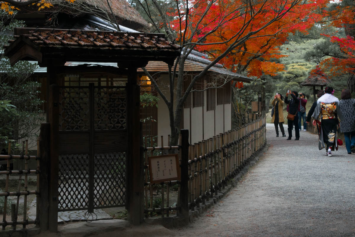栗林公園の紅葉