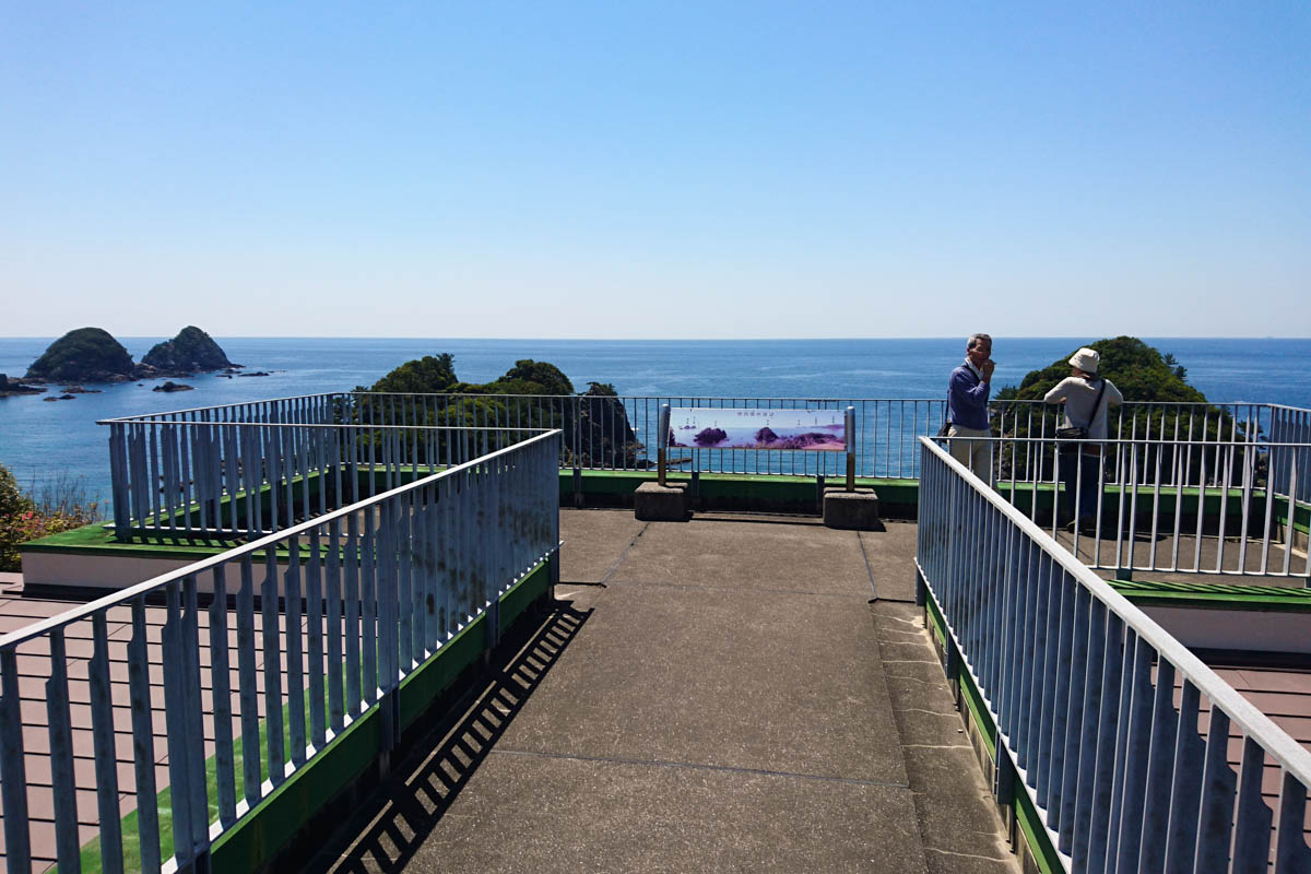 樫西海岸の展望台