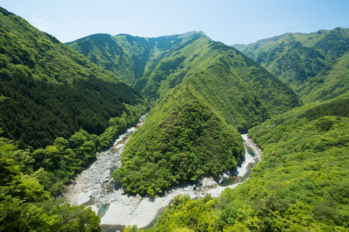 祖谷渓のひの字渓谷
