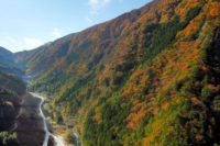 秋葉街道の紅葉