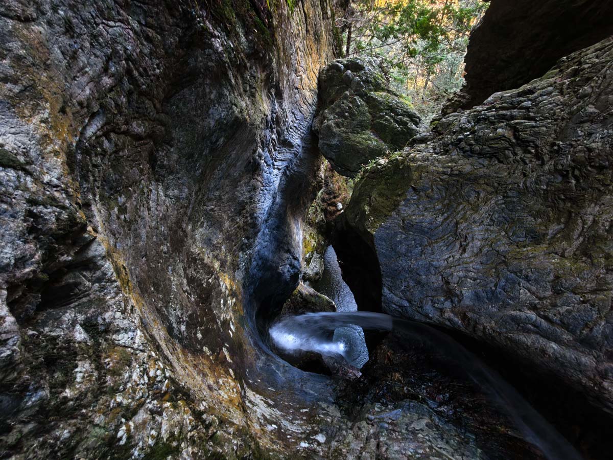 しゃくぜんの滝｜四国の「奇瀑四天王」マニア垂涎の個性